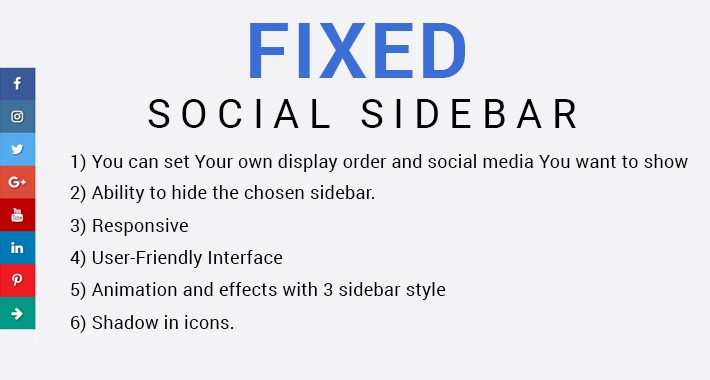 Social Media Sidebar pro