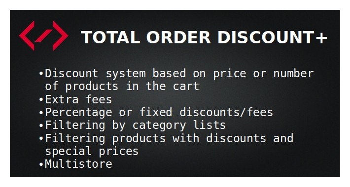 Total Order Discount+