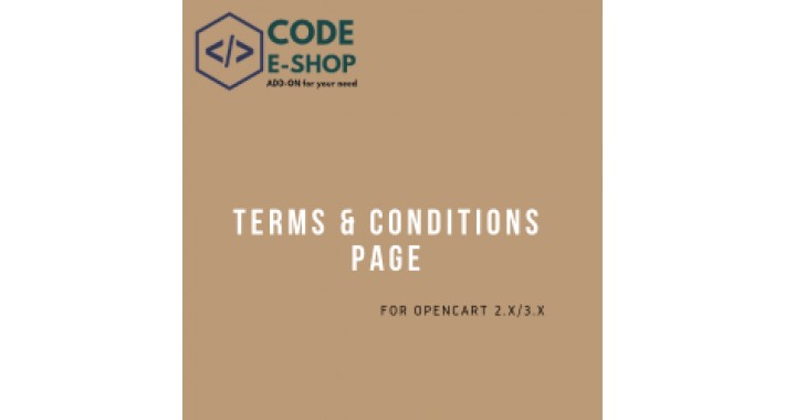 CES Terms and Conditions Checkout Page