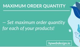 Maximum Order Quantity (FREE)