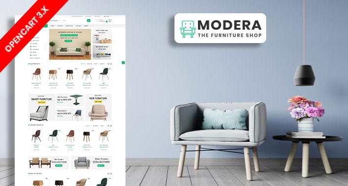 Meri Furniture Ecommrce opencart Website Template