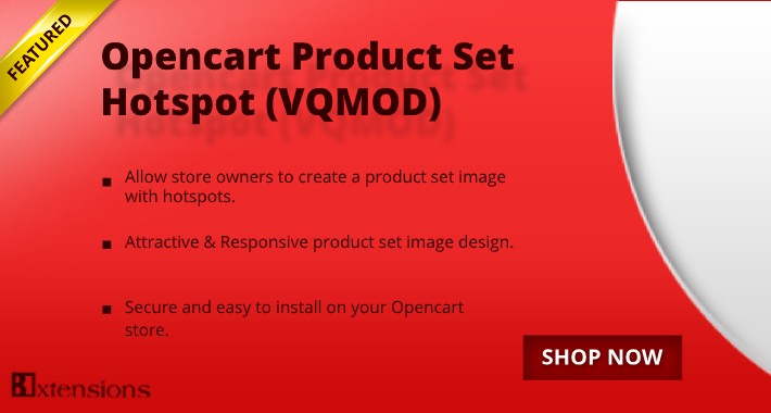 OpenCart - Opencart Products Set Image Hotspot Creator (VQMOD)