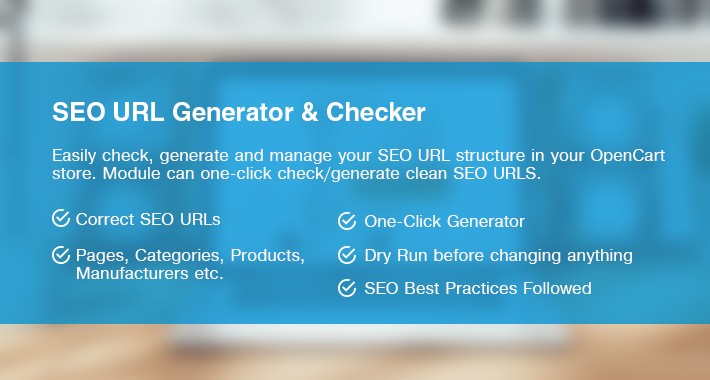 SEO URL Generator/Checker (WD SEO Ultimate)