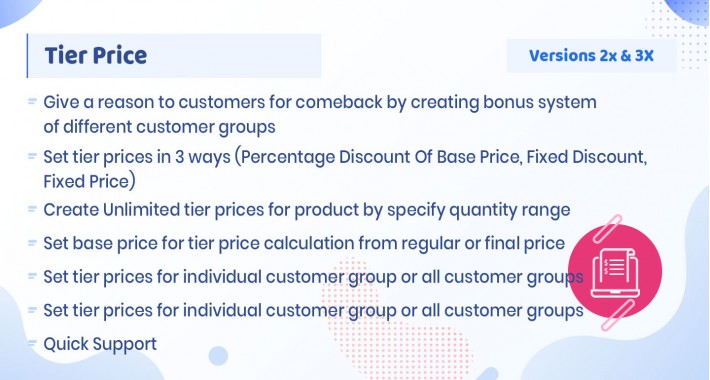 Tier Price - Product Discount based On Quantity Rules