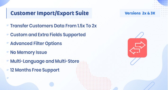 Customer Import/Export Suite
