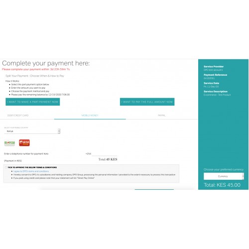 OpenCart Direct Pay Online [DPO]