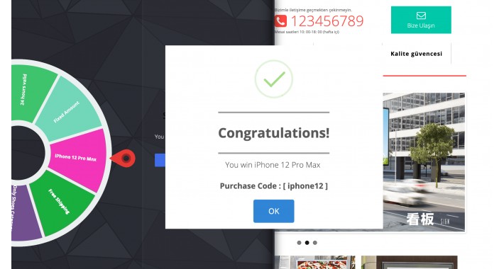 Opencart Spin and Win Module Pro