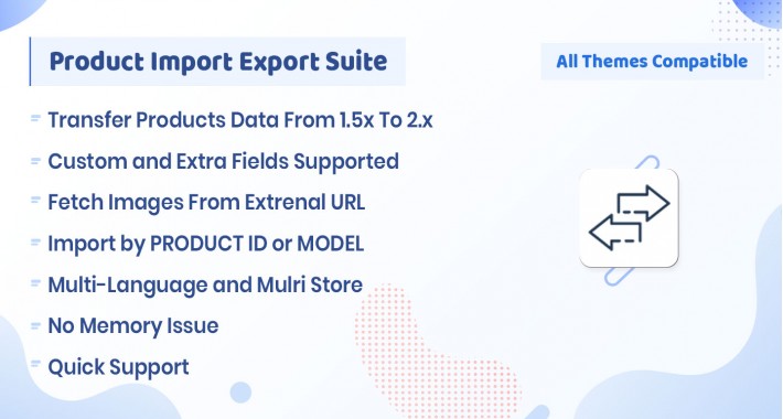 Complete Product Import Export MultiLanguage (1.5x, 2x, 3x)