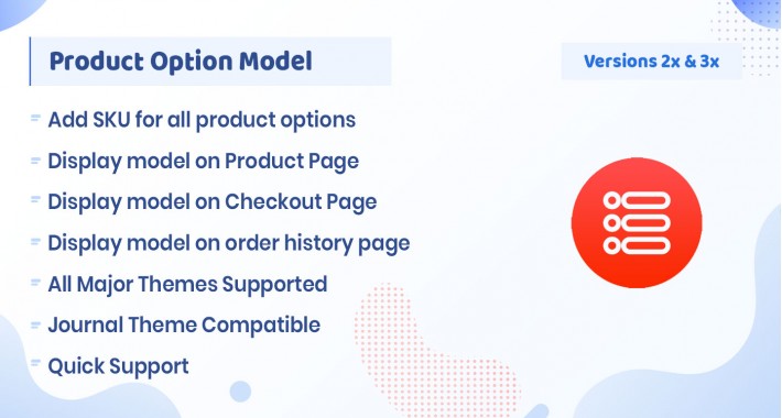 Product Option Model - 4x, 3x, 2x