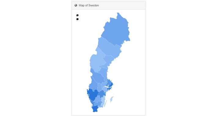 Dashboard Swedish Map