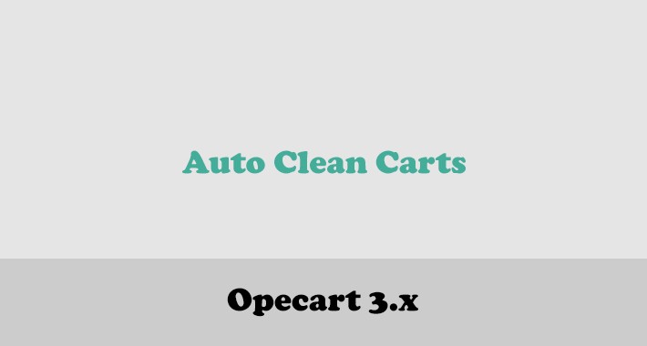 Auto clean carts