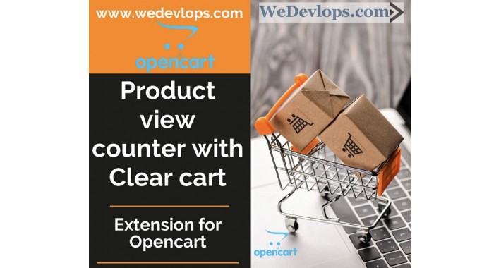 Product View Counter and Clear Cart
