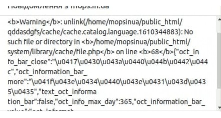 Fix cache file
