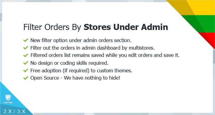 Search Order By Multi Store Under Admin