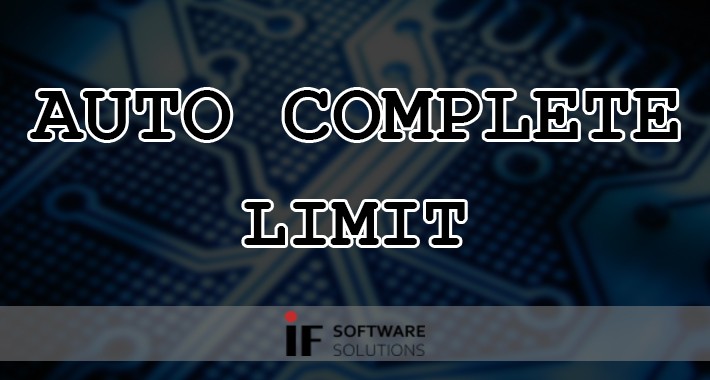 Auto Complete Limit