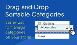 Drag and Drop Sortable Categories
