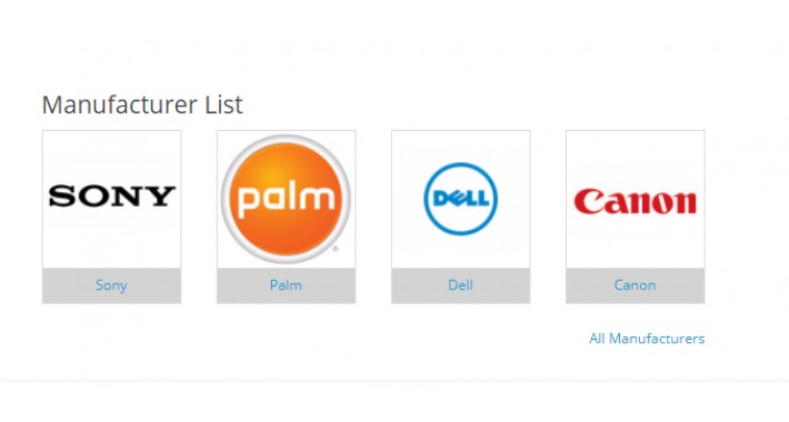 Dynamic Manufacturer list Module
