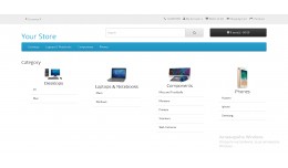 Simple Home Page Category Tree