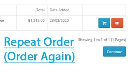 Repeat Order (Order Again)