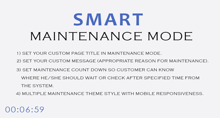 Smart Maintenance Mode