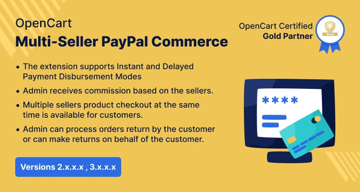 Opencart Multi Seller PayPal Commerce