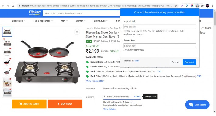 Advanced Flipkart Product Importer & Affiliate