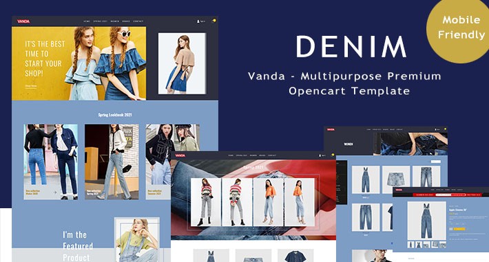 Denim - Modern And Minimalistic eCommerce Website Opencart Theme
