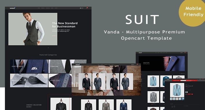 Suit - Modern And Minimalistic eCommerce Website Opencart Theme