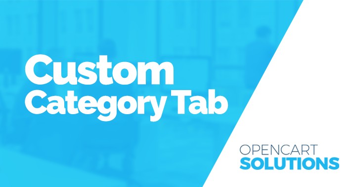 Custom Category Tab