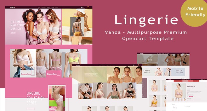 Lingerie - Modern And Minimalistic eCommerce Opencart Theme