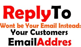 ReplyTo goes to Customers email on order email V..