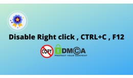 Disable Right Click ,Text Selection and F12