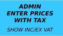 Admin - Enter Tax Prices