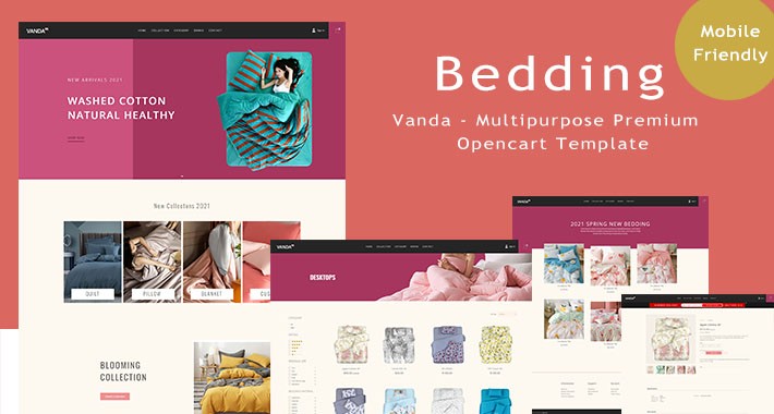 Bedding - Modern And Minimalistic eCommerce Opencart Theme