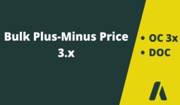 Bulk Plus-Minus Price 3.x