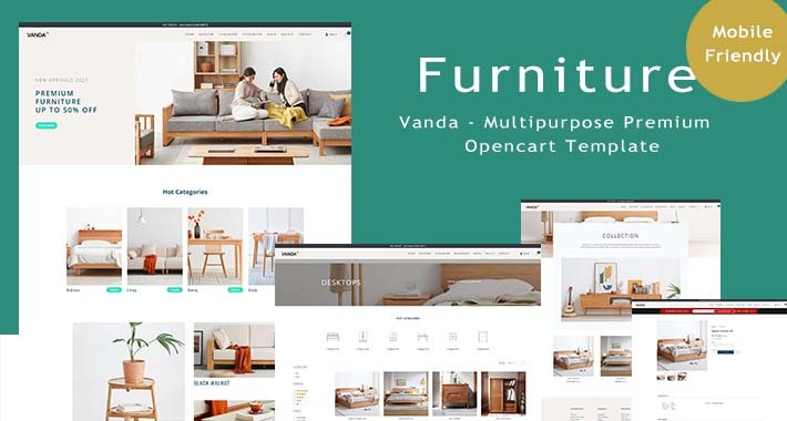 Furniture - Modern And Minimalistic eCommerce Opencart Theme