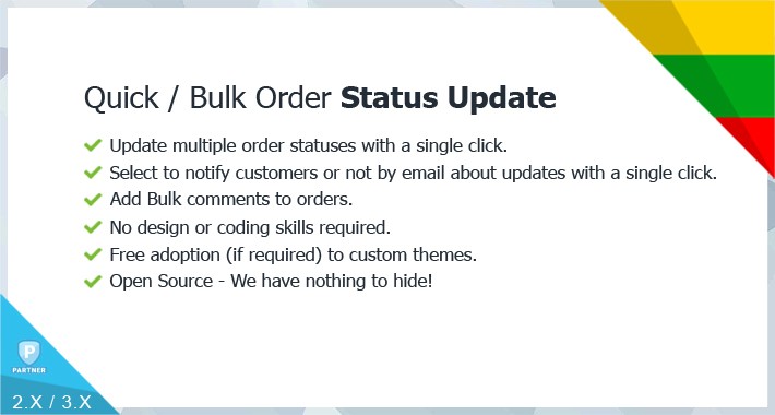 Mass Order Status Update