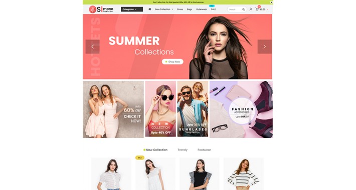 Simmone Opencart Mulitipurpose Responsive Theme