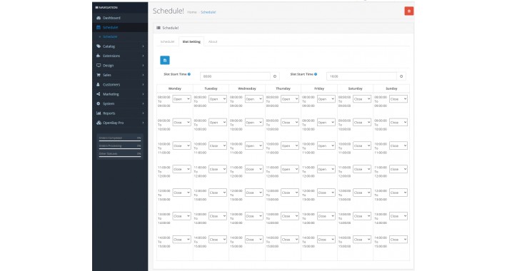 Make schedule booking