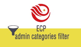ECP admin categories filter . OCmod