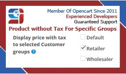 Product without tax for specific groups ( Free I..