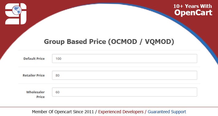 Customer Group based price ( VQMOD/OCMOD )