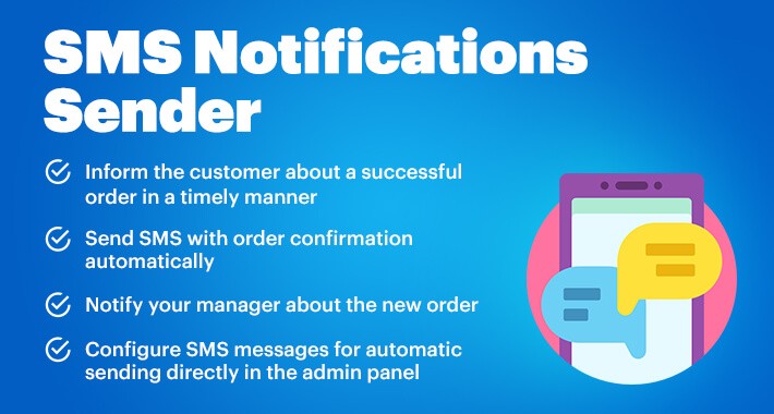Order notification. SMS Notification. SMS Notification bg.