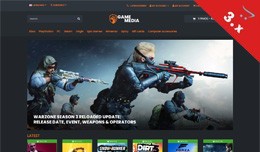 Gamemedia - Game, Watches, Gym - Responsive Temp..
