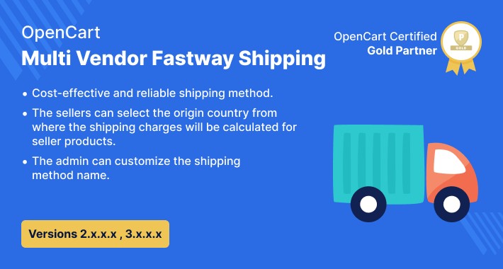 Opencart Multi Vendor Fastway Shipping
