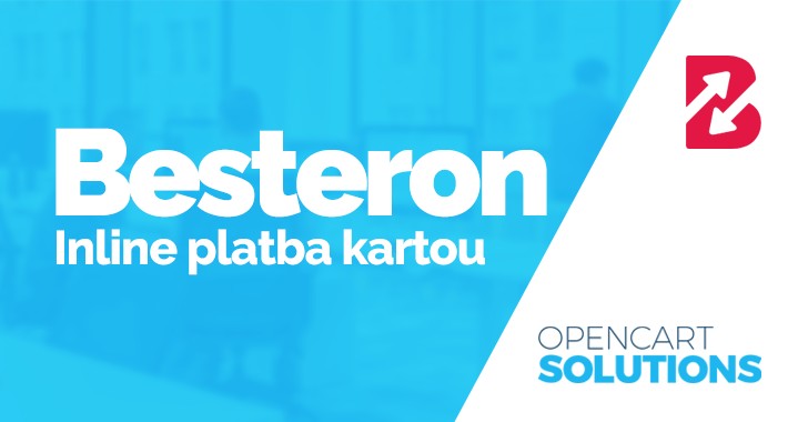 OpenCart - Besteron - Inline platba kartou - OC2.x-3.x
