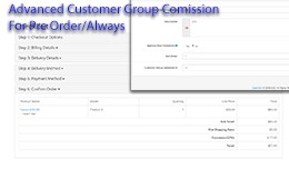 Advanced Customer group Commission for Pre-Order