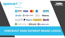 Checkout Page Payment Brand Logos
