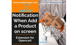 Pop up notification when add products to cart