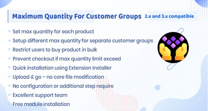 Maximum Quantity For Customer Groups